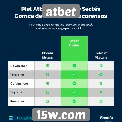 Comparativo entre Atbet e concorrentes
